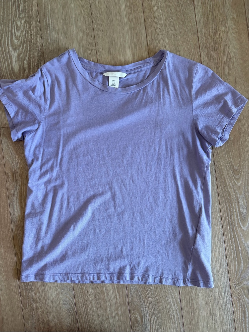 Lavender Crew Neck Tee H&M